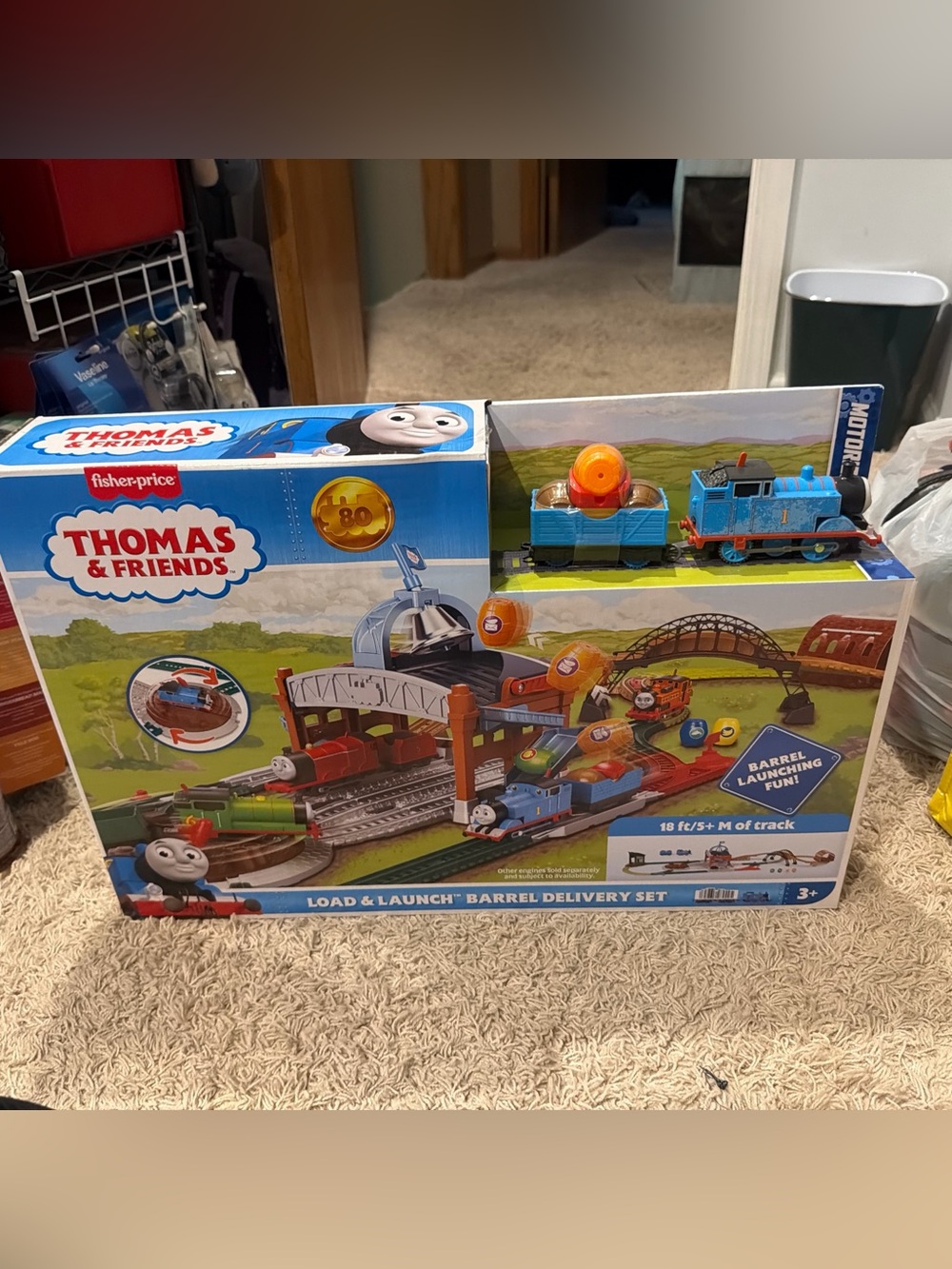 Fisher-Price Thomas & Friends Load & Launch Barrel Delivery Set - Blue